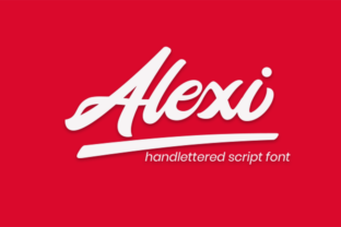 Alexi Font: Bold Script for Handmade Labels & Art