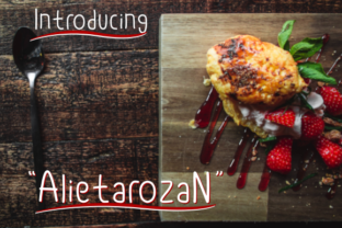 Alietarozan Font: Handwritten Style for Web Design