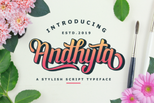 Andhyta: A Bold and Playful Handwritten Font for Editorial Design