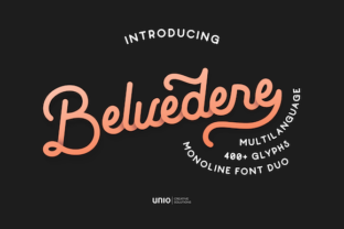 Belvedere Font: Elevating Campaign Visuals with Vintage Style