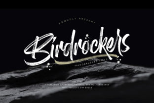 Birdrockers Font: Bold Script for Handmade Labels