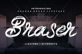 Braser Font Review: Grungy Script for Web Design