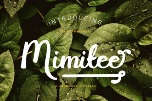 Discover Mimitee: A Charming Handwritten Font for Creative Projects