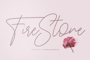 Fire Stone Font: Bold Handwritten Style for Web Design