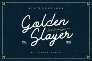 Golden Slayer Font: A Designer’s Branding Test