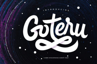 Goteru Font: Bold Handwritten Type for Campaigns