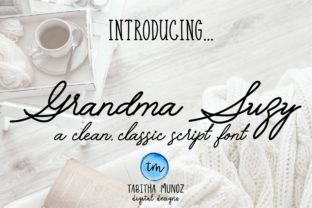 Grandma Suzy Font: A Vintage Script for Campaigns