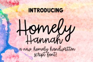 Homely Hannah Font: Warmth for Editorial Design