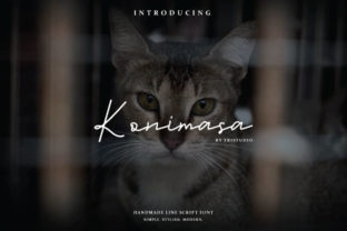 Introducing Konimasa: A Charming Handwritten Font for Modern Brands