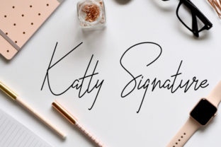 Katty Font: Adding Bold Script Charm to Editorial Layouts