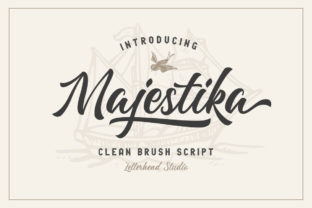 Majestika Font: Modern Script for Handmade Products