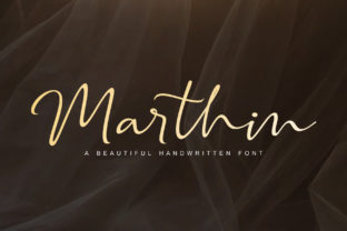 Marthin Font: Authentic Handwritten Style for Crafters