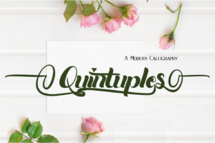 Quintuples: A Calligraphy-Inspired Font for Modern Web Design