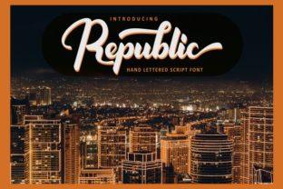 Republic Font Review: A Bold Handwritten Typeface for Branding