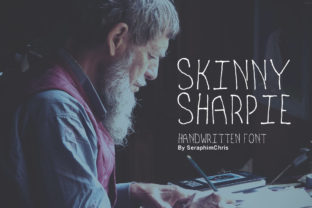 Skinny Sharpie Font: Authentic Script for Editorial Design