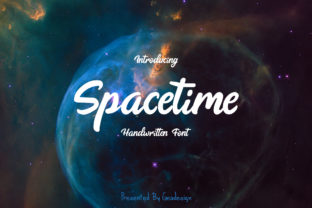 Spacetime Font: An Elegant Handwritten Typeface for Editorial Design