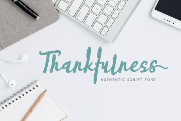 Thankfulness: A Bold Handwritten Font for Eye-Catching Campaigns