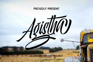 Transform Your Brand with Agistha: A Smooth and Bold Script Font