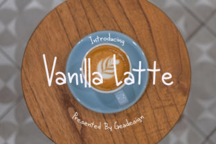 Vanilla Latte Font: Handwritten Charm for Makers